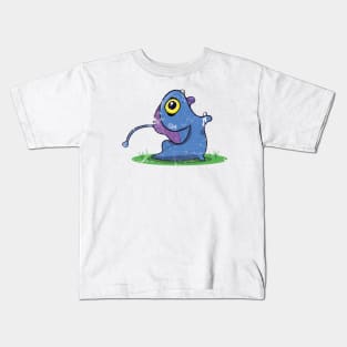 The Sea Beast blue monster Kids T-Shirt